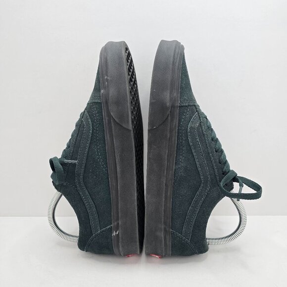 Vans | Old Skool hunter green suede indie low-top sneakers | WMS 7.5 - Picture 6 of 8